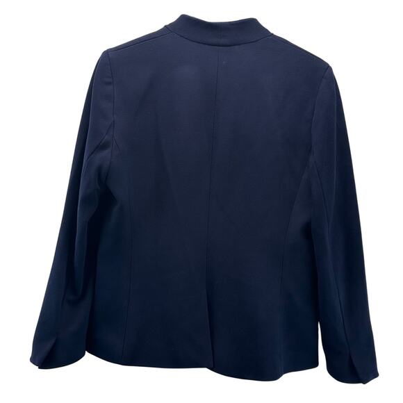 J. Crew Going Out Blazer in Stretch Twill Navy Blue Workwear 8T or 8 Tall - Picture 3 of 9